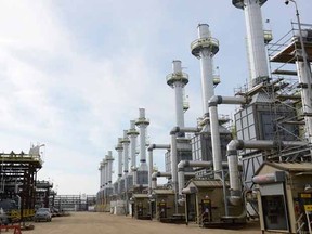 Steam generators at Cenovus Energy's Christina Lake project in northern Alberta.