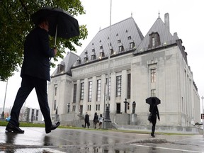 The Supreme Court of Canada building is pictured in Ottawa