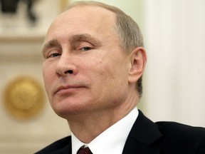 Russian president Vladimir Putin