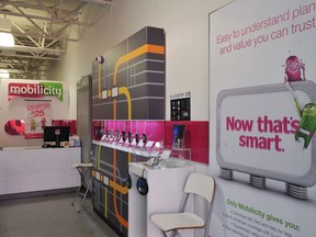 A Mobilicity store at Broadway and Cambie in Vancouver.