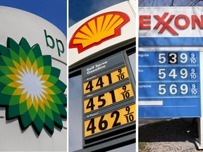 Exxon Mobil Corp. and Chevron Corp. are expected to report their third-quarter earnings on Friday, and BP Plc and Royal Dutch Shell Plc report on Nov. 1.