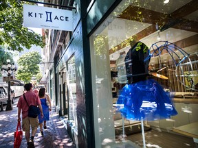 A Kit and Ace store in Gastown in Vancouver.