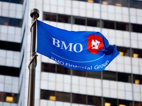 BMO earnings that beat analysts' estimates helped pushed the S&P/TSX Composite index to a one-week high.