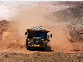 Local Input~ UNDATED - A Jan 2013 handout photo of Nevsun Resources Bisha mine. Bisha is a large precious and base metal-rich volcanogenic massive sulphide (VMS) deposit located 150km west of Asmara, Eritrea, East Africa. Deposit mineralization consists of gold and silver oxides, in addition to copper and zinc massive sulphides. The project benefits from the strong support of the Government of Eritrea and good local road and port infrastructure. Handout/Nevsun Resources