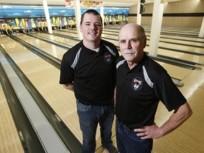 Chad (left) and Don Van Dale saw patronage at their Winnipeg bowling lanes grow dramatically in 2013.