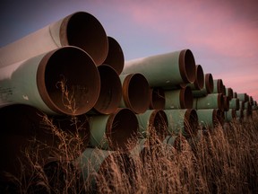 Keystone XL unused pipe