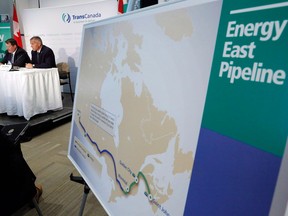 The $12-billion Energy East project would ship 1.1 million barrels of crude a day from the Alberta oilsands to refineries in Quebec and New Brunswick through 4,600 kilometres of pipeline.