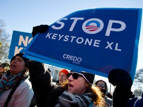 Keystone XL pipeline protestors
