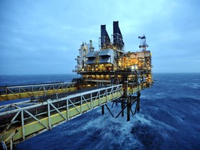 A picture shows section of the BP ETAP (Eastern Trough Area Project) oil platform in the North Sea, around 100 miles east of Aberdeen, Scotland. Non-OPEC oil producers will add 7.7 million barrels per day of new production between 2015 and 2020.