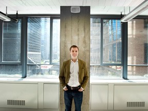 Borrowell co-Founder and CEO Andrew Graham at the company's offices.