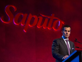 Canadian dairy producer Saputo, led by CEO Lino Saputo Jr., reported first quarter earnings that beat analysts' EPS expectations.