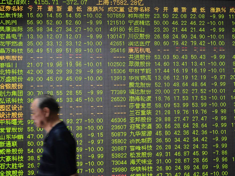 Greece, China and oil troubles are adding up to a world of catastrophe
for investors