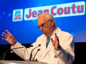 Jean Coutu, chairman of the Jean Coutu Group