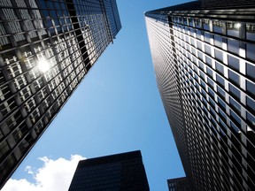 Towers in Toronto's financial district.