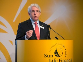 Sun Life Financial Inc. President and CEO Dean Connor at the company's AGM