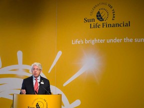 Sun Life Financial Inc. President and CEO Dean Connor at the company's AGM