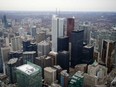 A view of Toronto's financial district.
