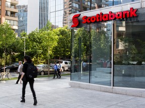 A Scotiabank branch in Chile.
