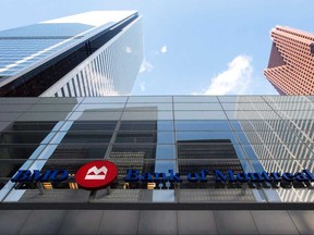 The Bank of Montreal Financial Group building in downtown Toronto.