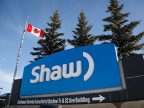 Shaw recorded a $158 million gain on the sale of wireless spectrum in the year-ago quarter.