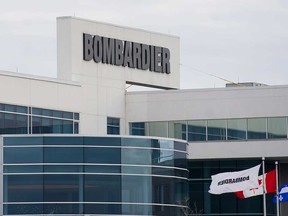 A Bombardier plant is shown in Montreal.