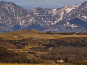 The Bruder ranch near Twin Butte, north of Waterton Lakes National Park.