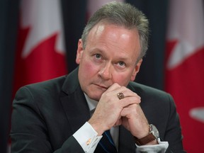 Bank of Canada Governor Stephen Poloz cut the key lending rate twice last year to 0.5 per cent to keep the economy out of recession.
