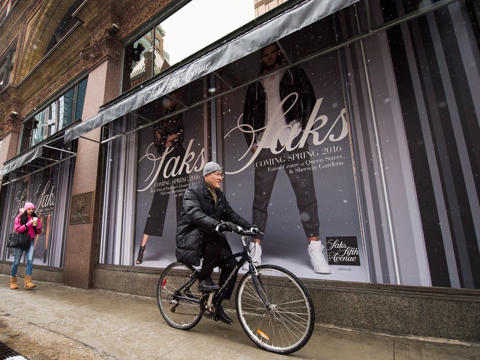 Toronto's 'Fifth Avenue': Saks Opens in Eaton Centre