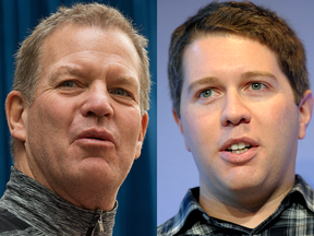 Forbes recent billionaries list included self-made men like, left, Chip Wilson ($2.1 billion, Lululemon) and Garrett Camp ($6.2 billion, Uber).