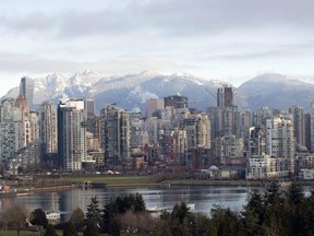 The Vancouver skyline.