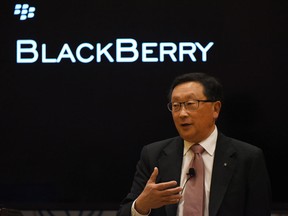 BlackBerry CEO John Chen.