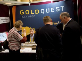 he Goldquest Corporation booth at the Prospectors & Developers Association of Canada trade show.