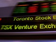 The TSX ticker is shown in Toronto