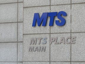 The head office of MTS in Winnipeg, Man. is seen May 2, 2016.