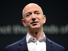 Jeff Bezos is the founder of online retail giant Amazon.com and owns approximately 17 per cent of the company. Amazon's shares are up 40 per cent year to date.
