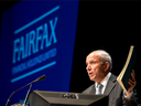 Fairfax Financial CEO Prem Watsa at the company's annual report at an annual general meeting in Toronto.