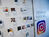 An Instagram Wall at the social media giant's Toronto, Ont. offices.
