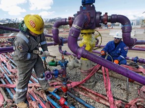 Calgary-based Encana reported an unexpected quarterly operating profit and said it would boost 2016 capital spending by $200 million from a previously announced range of $900 million to $1 billion.