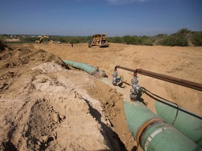 TransCanada, based in Calgary, is aiming to sell its minority stake in the Mexican pipeline to help finance its US$10.2-billion purchase of Columbia Pipeline Group Inc. that was announced in March.