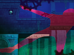 Players use silhouettes of their bodies to alter the game world in FRU, a Kinect-exclusive game for Xbox One.