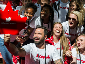 Team Canada athletes attend the 2016 Canadian Olympic Team Beach Party celebrating Canada Day