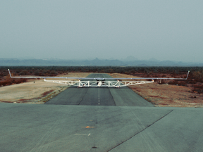 Aquila on the runway