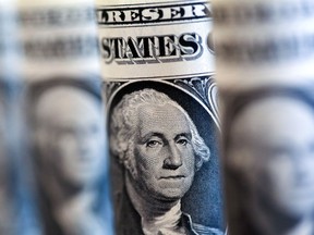 The U.S. dollar hit a 13-year high on Thursday.