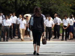 Losing women from the workforce in their 20s and 30s to look after children is no longer an option for Japan as its aging workforce means there will be fewer and fewer men to fill the positions.