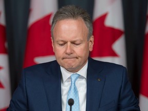 Bank of Canada Governor Stephen Poloz speaks during a news conference in Ottawa.