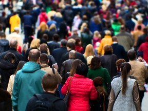 Street crowd