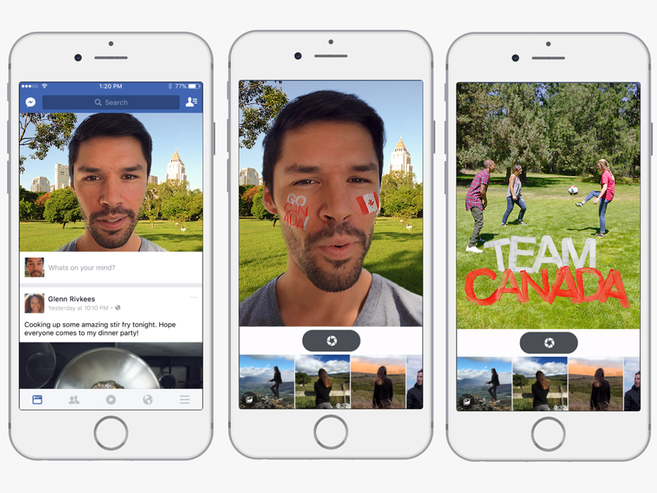 Facebook Inc tests new Snapchat-inspired camera filters, frames and ...