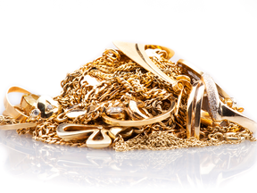 Jewelers report they are busy buying back gold pieces for recycling with the latest spike in the price of bullion.