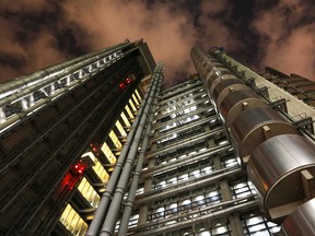 The Lloyd's of London building, the home of the world's oldest insurance market, in London.