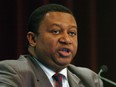 Mohammed Barkindo, speaks at the International Oil Summit in Paris, France